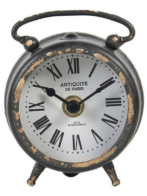 Clayre&Eef - Reloj de mesa vintage - ANTIQUITE