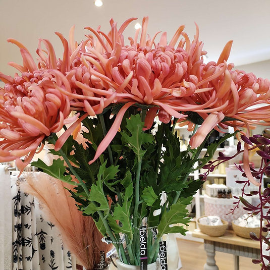 Belda - Flor artificial spider - melocotón