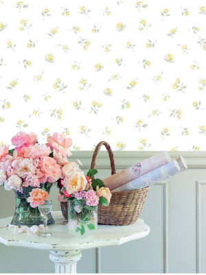 Blanc Mariclo - Papel decorativo adhesivo - FLORET