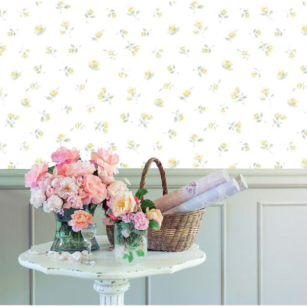 Blanc Mariclo - Papel decorativo adhesivo - FLORET