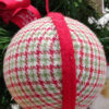 Blanc Mariclo - Bola de tela para colgar - TARTAN