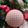 Blanc Mariclo - Bola de tela para colgar - TARTAN