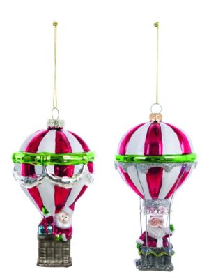 Blanc Mariclo - Adorno globo con papa noel - NEVINA