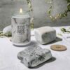 Tapa de madera natural para velas