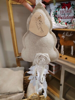 Blanc Mariclo - Adorno árbol shabby