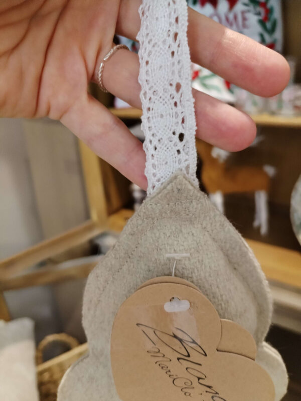 Blanc Mariclo - Adorno árbol shabby