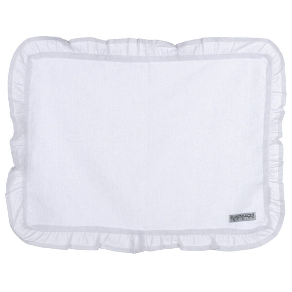 Blanc Mariclo - Individual con volante blanco - INFINITY