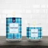 Velas perfumadas artesanales con la fragancia Energia de la coleccion Tartan de Fralab en Blanc Barcelona Fralab - Vela artesanal perfumada - ENERGIA