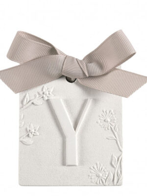 Mathilde M - Cerámica perfumada inicial Y - FLEUR DE COTON