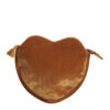 Mathilde M - Pochette con forma corazón - mostaza