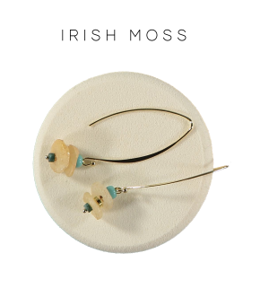 Beave - Pendientes largos - IRISH MOSS
