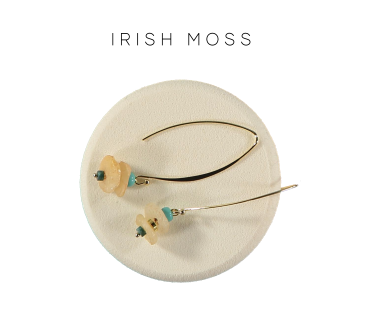 Beave - Pendientes largos - IRISH MOSS