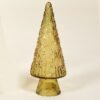 Árbol de navidad de vidrio - ocre