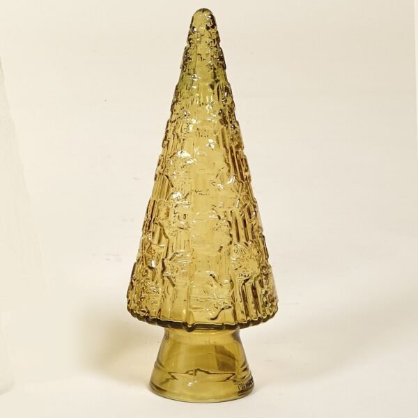 Árbol de navidad de vidrio - ocre