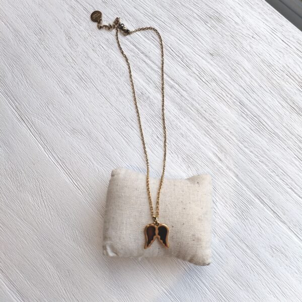 Beave - Collar corto con cadeneta y alas - ANGEL