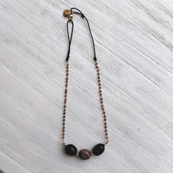 Beave - Collar con tris de piedras - CHROMITE