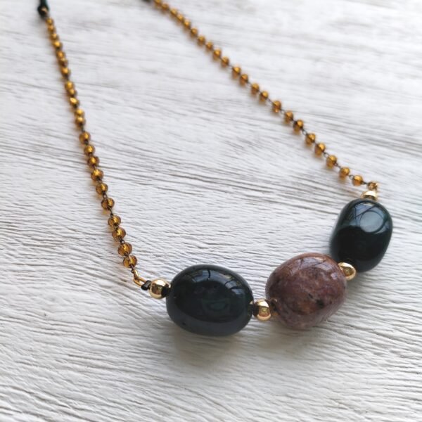 Beave - Collar con tris de piedras - CHROMITE