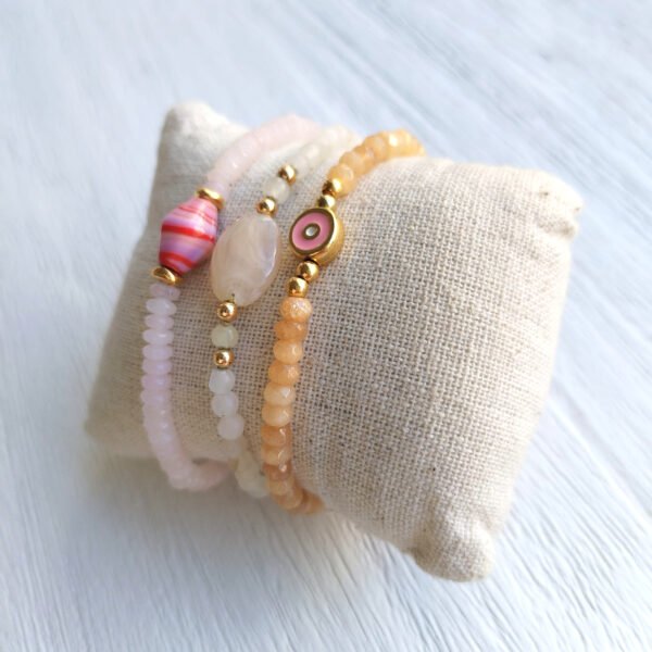 Beave - Pulseras de bolitas pequeñas