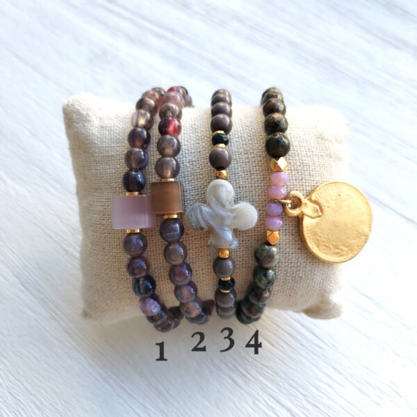 Beave - Pulseras con bolitas grandes