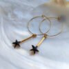 Beave - Pendientes hilo dorado - ARO