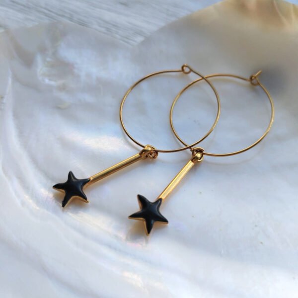 Beave - Pendientes hilo dorado - ARO