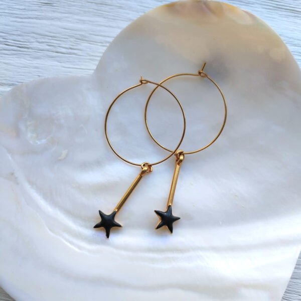 Beave - Pendientes hilo dorado - ARO