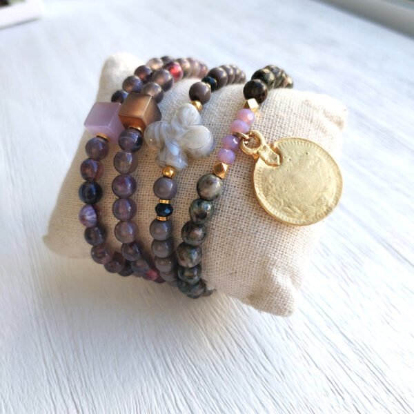 Beave - Pulseras con bolitas grandes