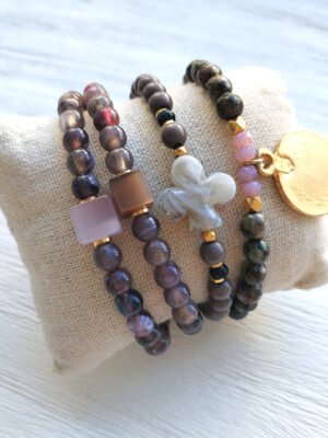 Beave - Pulseras con bolitas grandes