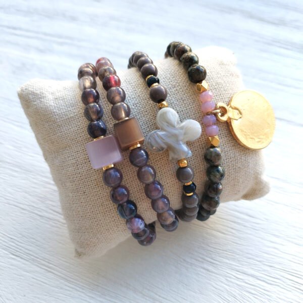 Beave - Pulseras con bolitas grandes