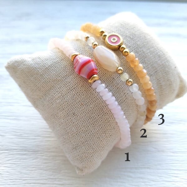 Beave - Pulseras de bolitas pequeñas